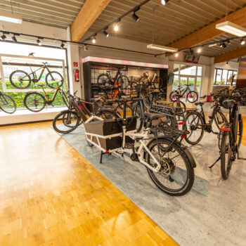 Kratzer Bikes: Verkaufsraum